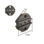 Матрица HS-2546B(256N) 2.5-6 мм.кв 13-10 AWG для кримпера серии HS [AHS-2546B] TACTIX