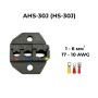 Матрица (AV)HS-30J 1-6 мм.кв 17-10 AWG для кримпера серии HS [AHS-30J] TACTIX