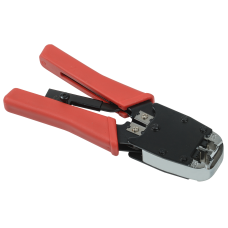 Инструмент обжим для rj-45, 12, 11 с храповым механизмом вертикальный обжим, иек [tm1-b11v]