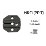 Матрица HS-11(PP-T) 4-6 мм.кв 11-10 AWG для кримпера серии HS [AHS-11] TACTIX