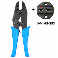 (AV)HS-25J 0,5-2,5 мм.кв 20-14 AWG Комплект обтискного інструменту [AHS-25J-k] (кримпер) TACTIX