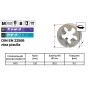 Плашка DIN EN22568/B M10 шаг 1,5мм левая сталь HSS Co5 [INRPLPL00100150LR0] RUKO