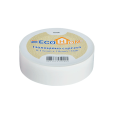 18x0,11мм 18м Изоляционная лента ПВХ белая [ECO0150020021] АСКО