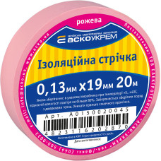 19x0,13мм 20м Изоляционная лента ПВХ розовая [A0150020045] АСКО