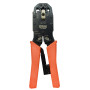 Кримпер для обтиску 6Р4С/RJ-11, 6Р6С/RJ-12, 8Р8С/RJ-45, 10P10C, 4P4C конекторів [A0170010067] HT-200R АСКО