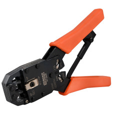 Кримпер для обжима 6Р4С/RJ-11, 6Р6С/RJ-12, 8Р8С/RJ-45, 10P10C, 4P4C коннекторов [A0170010067] HT-200R АСКО