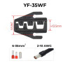 Матрица YF-35WF 6-35 мм.кв 2-10 AWG для кримпера серии YF [YF-35WF] TACTIX