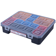 Органайзер 10 отделений 273х231х62мм пластиковый [t011015] e.toolbox.pro.15 E.NEXT