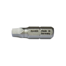 Бита SQ0 25мм квадратна закаленная сталь [96SD0096SDSQ025000] DIAGER