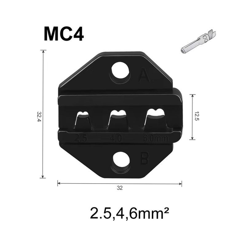 Матриця HS-MC4 2.5-6 мм.кв 13-10 AWG для кримпера серії HS [AHS-MC4] TACTIX