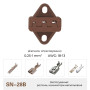 Матрица SN-28B 0.25-1 мм.кв 18-13 AWG для кримпера серии SN ширина порта 4мм [(B4)SN-28B] TACTIX