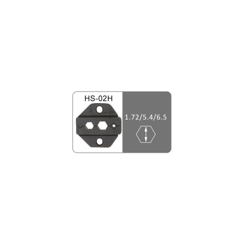 Матриця (AV)HS-02H RG 55, 59 для кримпера серії HS [AHS-02H] TACTIX