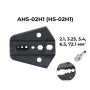 Матрица (AV)HS-02H1 6.5, 5.4, 3.25, 2, 1.72 мм.кв для кримпера серии HS [AHS-02H1] TACTIX