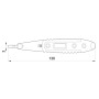 Индикатор-тестер 12-250V АС/DC прямой шлиц 130x3мм [t001110] e.tool.test10 E.NEXT