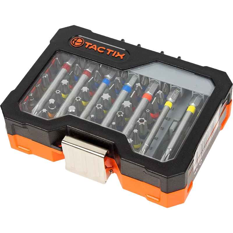 Набір біт PRO 56шт. з тримачем в кейсі сталь S2 [INSOTOTVMB1056PMT0] 419856P TACTIX