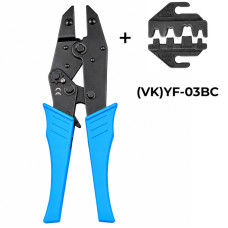 YF-03BC 0,5-6 мм.кв 20-10 AWG Комплект обтискного інструменту [YF-03BC-k] (кримпер) TACTIX
