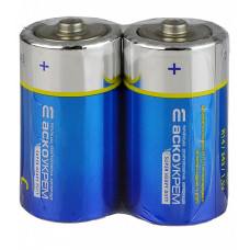 Батарейка С солевая 1.5V shrink 2шт [Аско.R14.SP2] АСКО-УКРЕМ