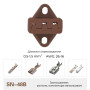 Матрица SN-48B 0.5-1.5 мм.кв 26-16 AWG для кримпера серии SN ширина порта 4мм [(B4)SN-48B] TACTIX