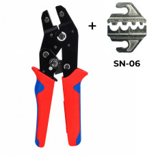 SN-06 0,5-6 мм.кв 20-10 AWG Комплект обтискного інструменту [(A4)SN-06-k] (кримпер) TACTIX