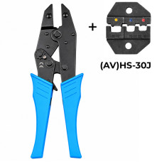 (AV)HS-30J 0,5-6 мм.кв 20-10 AWG Комплект обтискного інструменту [AHS-30J-k] (кримпер) TACTIX