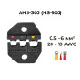 (AV)HS-30J 0,5-6 мм.кв 20-10 AWG Комплект обтискного інструменту [AHS-30J-k] (кримпер) TACTIX