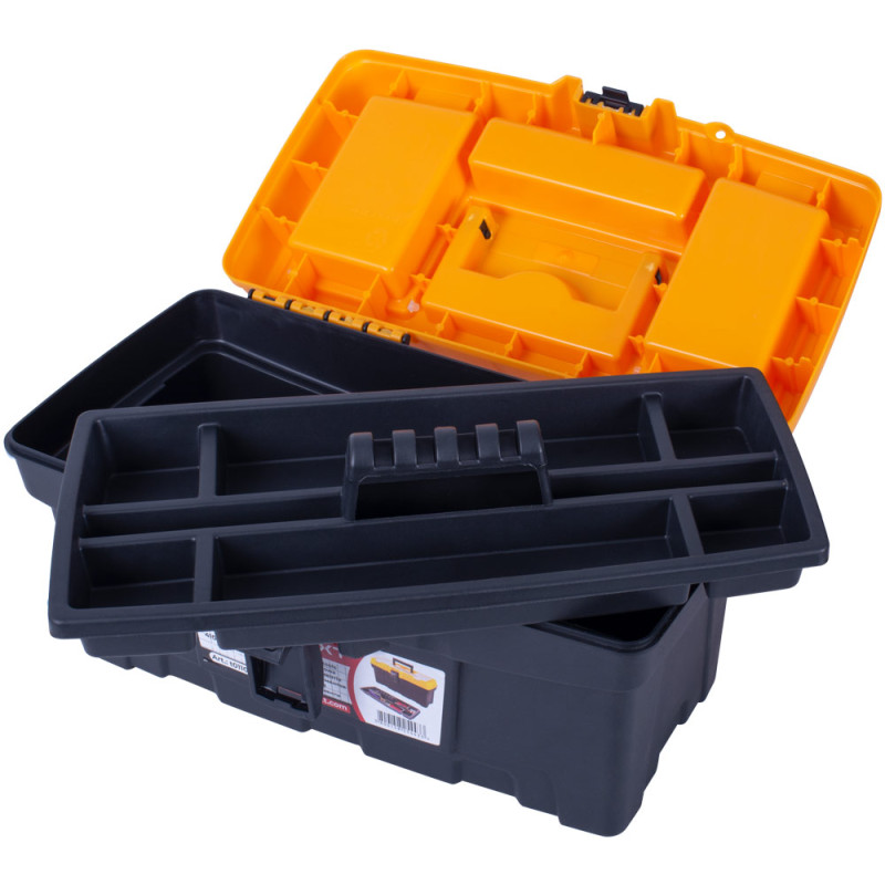 Ящик 410x213x195мм для інструментів пластиковий [t011008] e.toolbox.pro.08 E.NEXT
