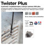 Бур SDS-Plus Ø16x210мм рабочая L=150мм Twister Plus для бетона, кирпича, блока [SD110110D16L021000] DIAGER