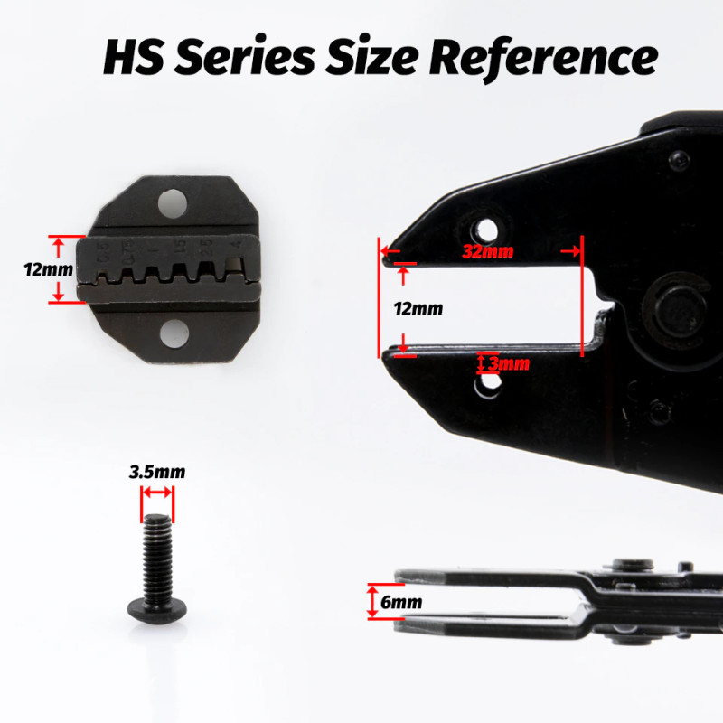 Матрица (AV)HS-03B 1.5-6 мм.кв 15-10 AWG для кримпера серии HS [AHS-03B] TACTIX