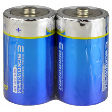 Батарейка D солевая 1.5V shrink 2шт [Аско.R20.SP2] АСКО-УКРЕМ