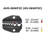 (AV)HS-06WF2C 0,5-2,5 мм.кв 20-14 AWG Комплект обтискного інструменту [AHS-06WF2C-k] (кримпер) TACTIX