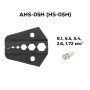 Матрица (AV)HS-05H 8.1, 6.5, 5.4, 2.6, 1.72 мм.кв для кримпера серии HS [AHS-05H] TACTIX