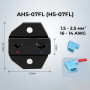 (AV)HS-07FL 1,5-2,5 мм.кв 16-14 AWG Комплект обтискного інструменту [AHS-07FL-k] (кримпер) TACTIX
