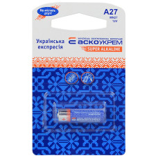 Батарейка A27 щелочная 12V blister 1шт [Аско.A27.BP1] АСКО-УКРЕМ