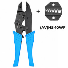(AV)HS-10WF 0,25-10 мм.кв 24-8 AWG Комплект обтискного інструменту [AHS-10WF-k] (кримпер) TACTIX
