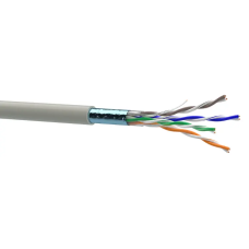 Кабель витая пара F/UTP Cat.5e 4х2х24 AWG серый ЗЗЦС [1287294-1C] внутренний компьютерный