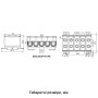 2,5-50мм.кв 160А 5⇒5 Клемма вводная силовая 800V AC [A0130010186] KBV АСКО