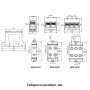 16-95мм.кв 245А 1⇒1 Клема ввідна силова 800V AC синя [A0130010188] KBV АСКО