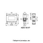 1,5-16мм.кв 85А 1⇒1 Клема ввідна силова 800V AC сіра [A0130010162] KBV АСКО