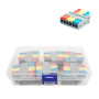 Набор клемм 0,08-6мм.кв 35А 1⇒3+1⇒3+1⇒3 разветвляющая одинарная 40х37х10,6мм (12шт) [CT636-12box] TACTIX цветные рычаги