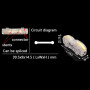 0,08-4мм.кв 32А 1⇒1 проходная наборная клемма 39,5х9х14,5мм [P421TY] TACTIX желтый рычаг
