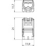 0,2-2,5мм,кв 24А 2⇒2 проходная одинарная клемма 11,9х21х11,7мм [2054450] OBO bettermann