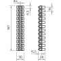 12Р 101А 25мм.кв Клемна колодка біла [2056577] OBO bettermann