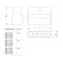 0,5-2,5мм.кв 24А 1⇒3 соединительная одинарная клемма 18,3х16,5х6,5мм [UKZ31-244-001] СМК 772-244 УЕК с пастой