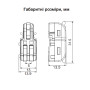 0,08-4мм.кв 32А 1⇒2 проходная наборная клемма 13,9х31,5х13,5мм [A0130010124] DB-12 АСКО оранжевый рычаг