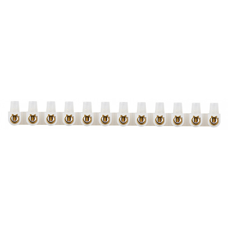 12P 60A 1-25мм.кв Клеммная колодка белая [A0130040005] тип W (U) АСКО