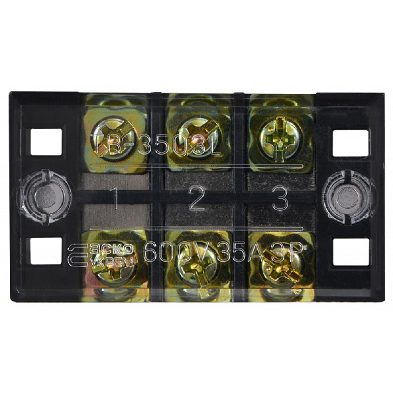 3P 35A 600V Клеммная колодка в корпусе [A0130050013] TB3503 АСКО