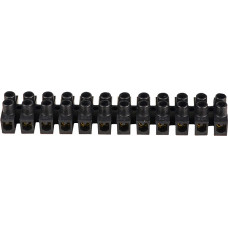 12P 3А 4мм.кв Клеммная колодка тип Н черная [U0130040048] ЕМ АСКО