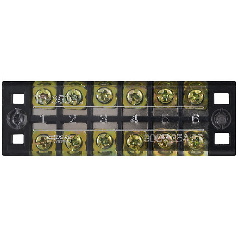 6P 35A 600V Клемна колодка в корпусі [A0130050015] TB3506 АСКО