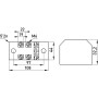 4P 100A 600V Клемна колодка в корпусі [p056024] e.tc.protect.100.4 E.NEXT