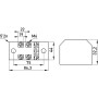 3P 100A 600V Клемна колодка в корпусі [p056023] e.tc.protect.100.3 E.NEXT